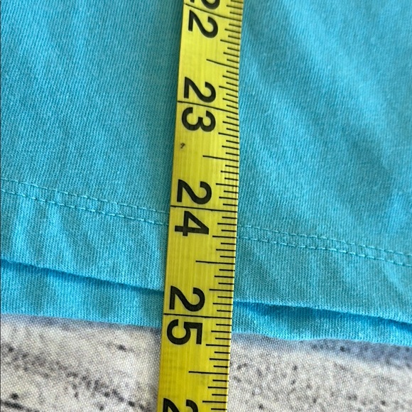 Nautica Sz Medium Blue Crew Neck T-Shirt with White Embroidered Letters - Picture 7 of 7